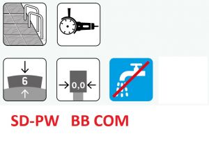 SANKYO DISC SLEFUIRE PENTRU PIATRA NATURALA  Փ125X22,23MM TIP SD-PW
